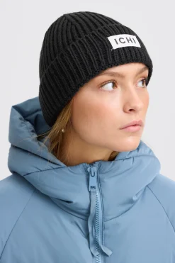 ICHI accessories Mützen & Hüte>IAEMMA Kapuze Black