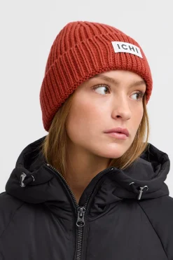 ICHI accessories Mützen & Hüte>IAEMMA Kapuze Cranberry