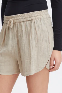 ICHI accessories Kurze Hosen>IAFOXA Shorts Doeskin