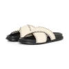 ICHI accessories Schuhe>IATALIA Sandalen Cremew.Black