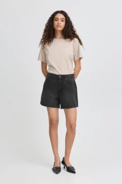 Ichi Kurze Hosen>IHAVENY Shorts Washedblack