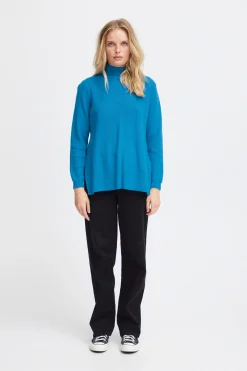 Ichi Strickwaren>IHBOSTON Pullover IndigoBunting