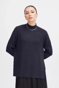 Ichi Strickwaren>IHBOSTON Pullover TotalEclipse