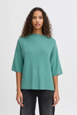 Ichi Strickwaren>IHBOSTON Strickpullover BerylGreen