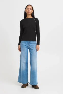 Ichi Strickwaren>IHKALESSI Pullover Black