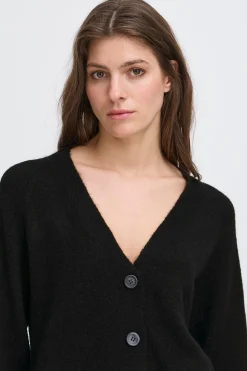 Ichi Basics | Strickwaren>IHKAMARA Cardigan Black