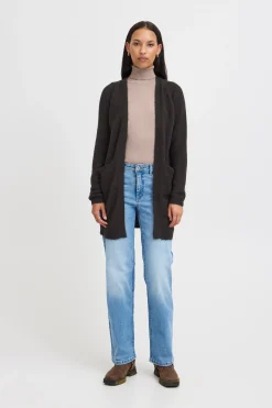 Ichi Basics | Strickwaren>IHKAMARA Cardigan Black