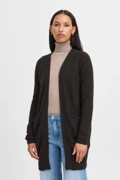 Ichi Basics | Strickwaren>IHKAMARA Cardigan Black