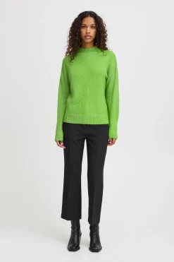Ichi Strickwaren>IHKAMARA Pullover ParrotGreen