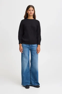 Ichi Basics | Strickwaren>IHKAMARA Pullover Black