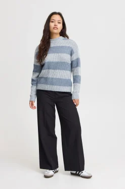 Ichi Strickwaren>IHKAMARA Pullover BlueMirage