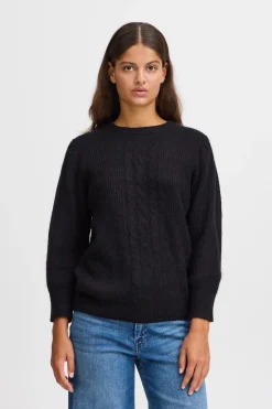 Ichi Basics | Strickwaren>IHKAMARA Pullover Black