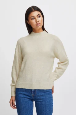 Ichi Basics | Strickwaren>IHKAMARA Pullover CloudDancer