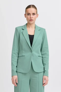 Ichi Blazers>IHKATE Blazer BerylGreen