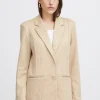 Ichi Blazers>IHKATE Blazer Doeskin
