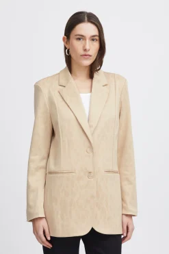Ichi Blazers>IHKATE Blazer Doeskin