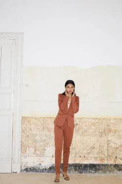 Ichi Blazers>IHKATE Blazer BrownPatina
