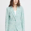 Ichi Blazers>IHKATE Blazer NileBlueIkataop