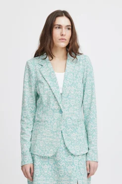 Ichi Blazers>IHKATE Blazer NileBlueIkataop