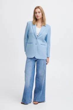 Ichi Blazers>IHKATE Blazer DellaRobbiaBlue