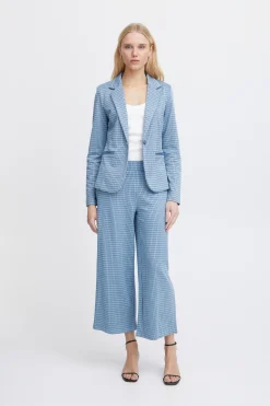 Ichi Blazers>IHKATE Blazer DellaRobbiaBlue