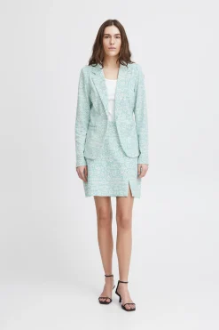 Ichi Blazers>IHKATE Blazer NileBlueIkataop