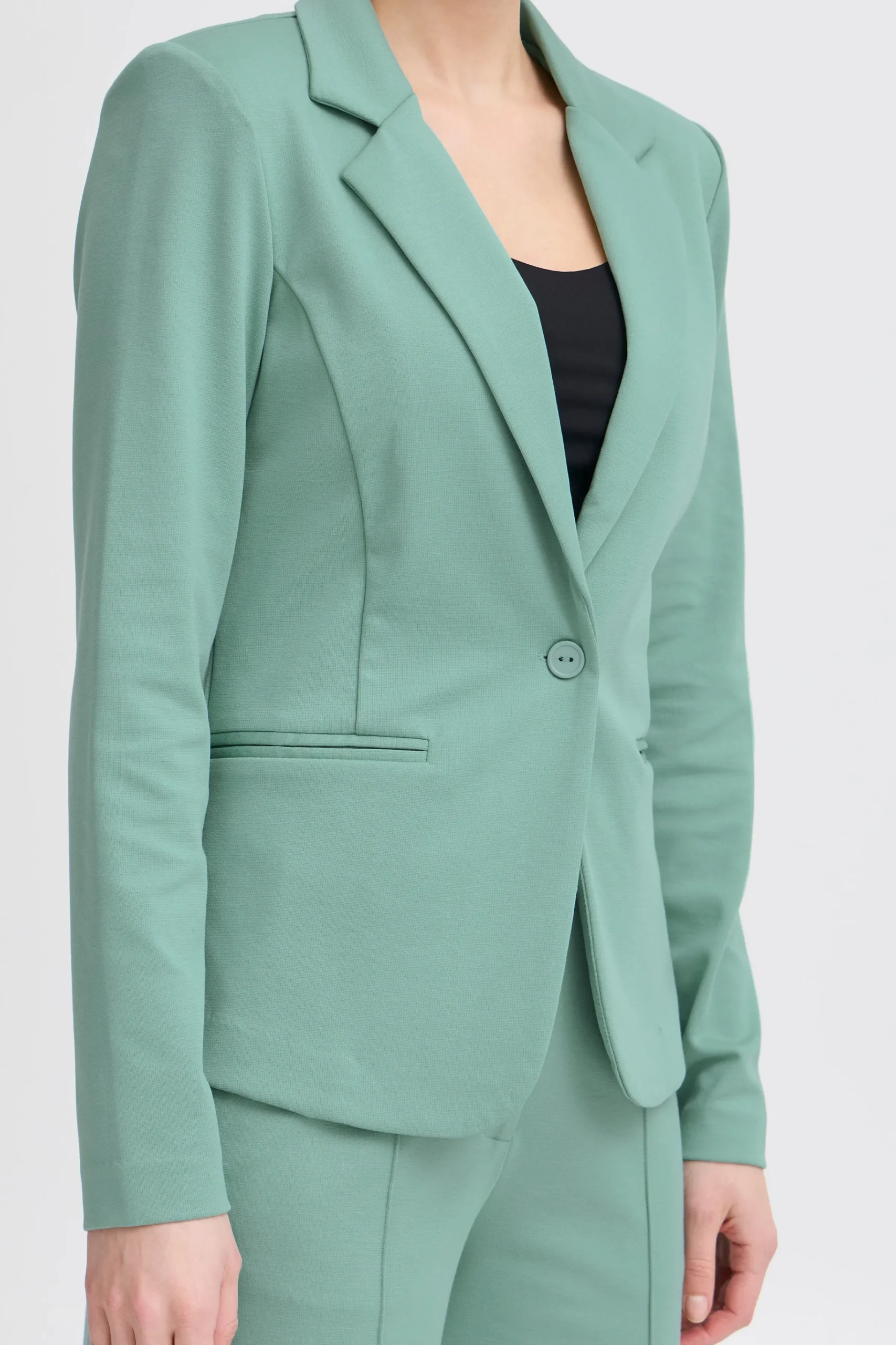 Ichi Blazers>IHKATE Blazer BerylGreen