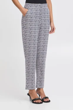 Ichi Hosen>IHKATE Casual Hose TotalEclipseIkatTileAop