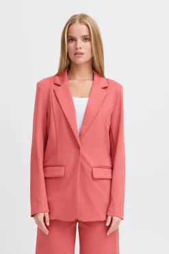 Ichi Blazers>IHKATE LONG Blazer HollyBerry
