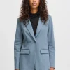 Ichi Blazers>IHKATE LONG Blazer BlueMirage