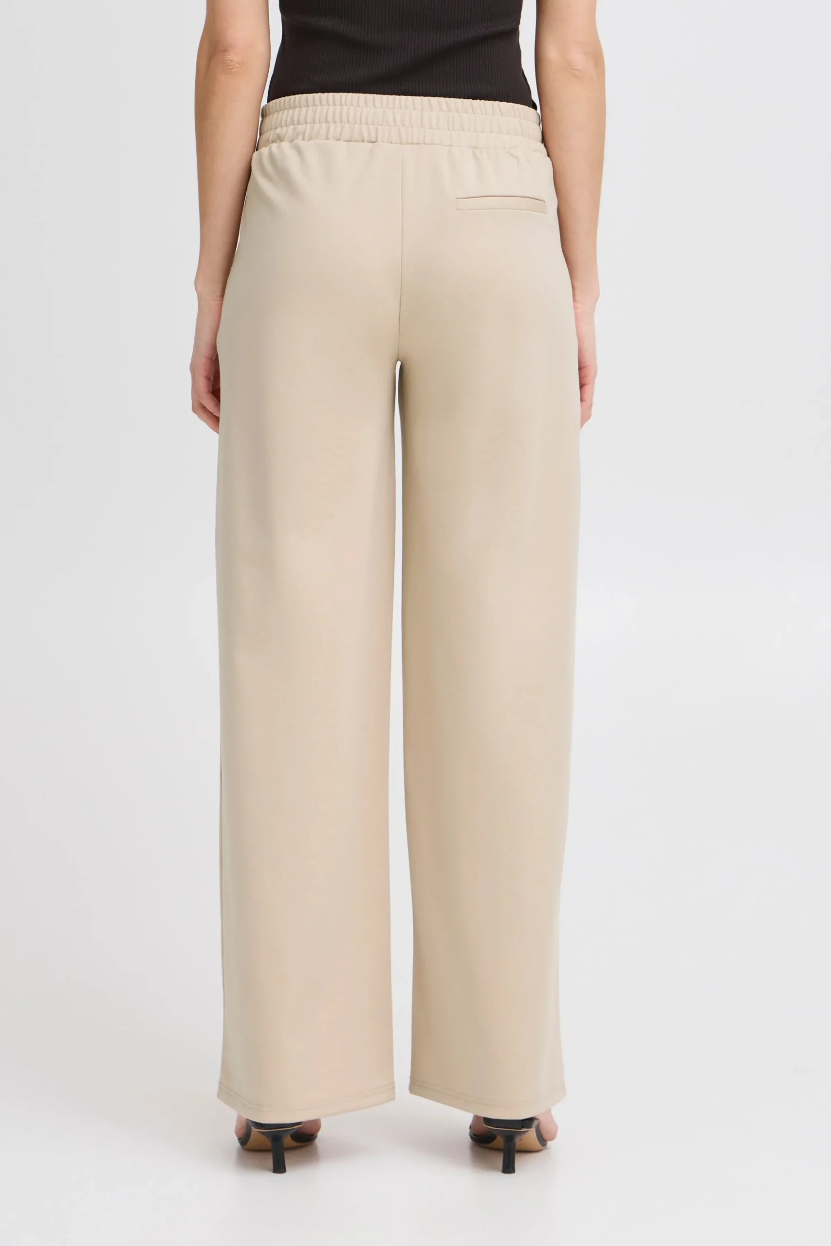 Ichi Basics | Hosen>IHKATE LONG WIDE Hose Doeskin