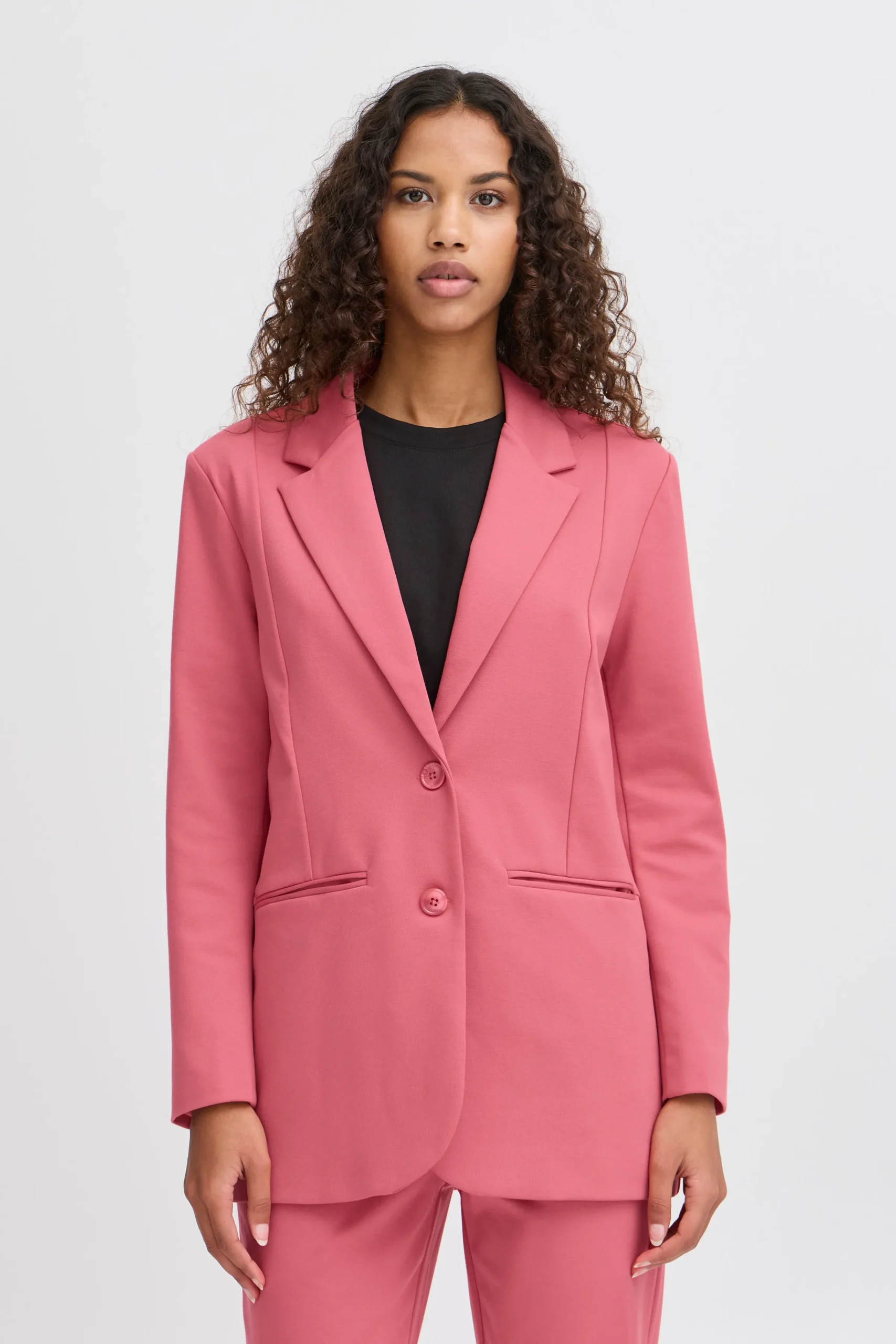 Ichi Blazers>IHKATE OVERSIZED Blazer HollyBerry