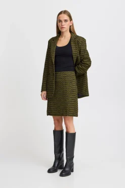 Ichi Röcke>IHKATE Rock MayflyStripeJacquard