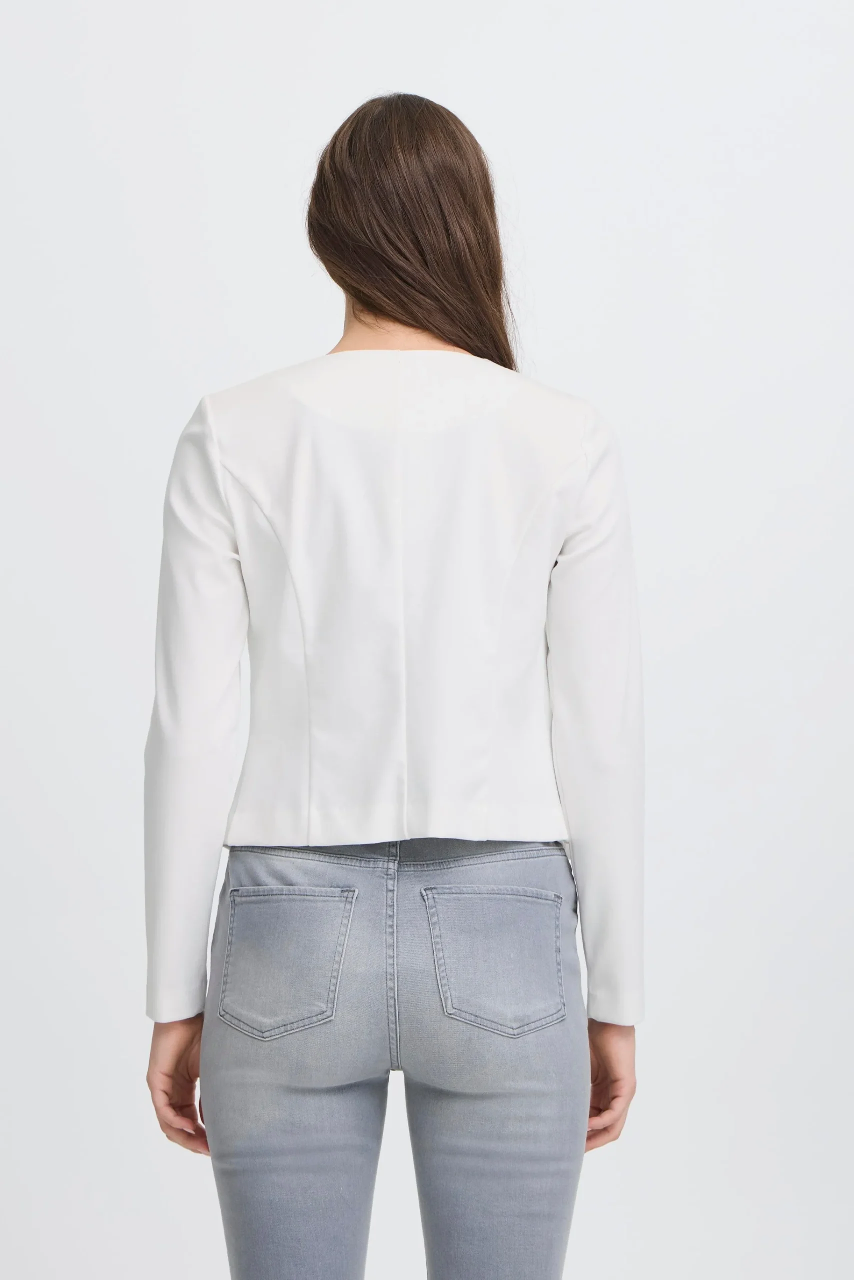 Ichi Basics | Blazers>IHKATE Short Blazer CloudDancer