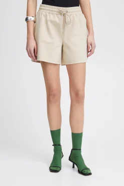 Ichi Kurze Hosen>IHKATE Shorts Doeskin