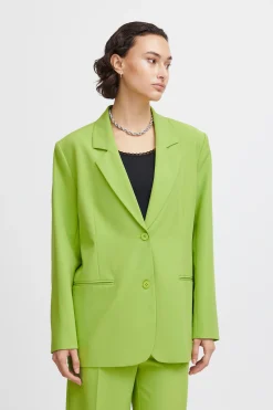 Ichi Blazers>IHLEXI Blazer ParrotGreen