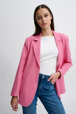 Ichi Blazers>IHLEXI Blazer SuperPink