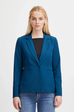 Ichi Blazers>IHLEXI Blazer TrueBlue