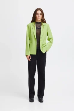 Ichi Blazers>IHLEXI Blazer ParrotGreen