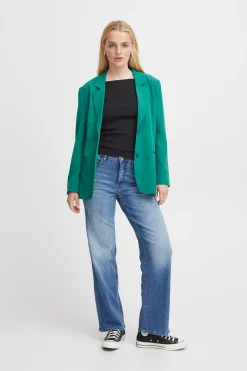 Ichi Blazers>IHLEXI Blazer CadmiumGreen