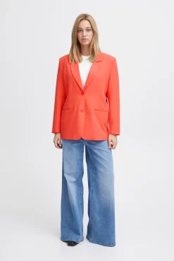 Ichi Blazers>IHLEXI Blazer HotCoral