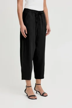 Ichi Hosen>IHLINNO Casual Hose Black
