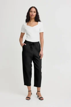 Ichi Hosen>IHLINNO Casual Hose Black