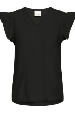 Ichi Blusen>IHLINNO Ärmellose Bluse Black