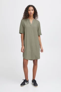 Ichi Kleider>IHLINO Kleid Vetiver