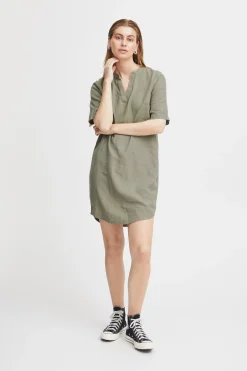 Ichi Kleider>IHLINO Kleid Vetiver