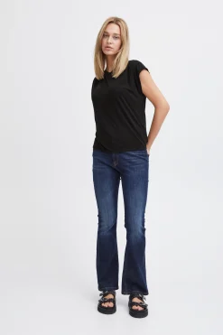 Ichi T-shirts>IHLISKEN Top Black