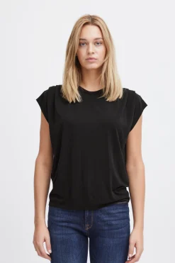 Ichi T-shirts>IHLISKEN Top Black
