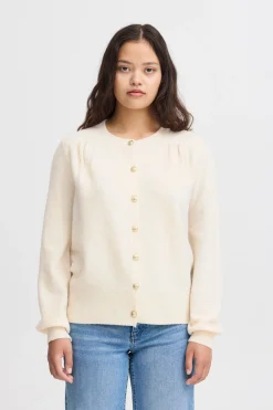 Ichi Strickwaren>IHLIYANNA Cardigan AlmondMilk
