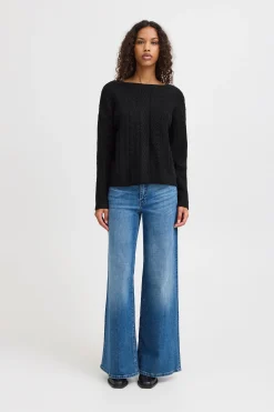 Ichi Strickwaren>IHLIYANNA Pullover Black